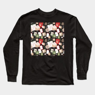 Winter Christmas Pattern Long Sleeve T-Shirt